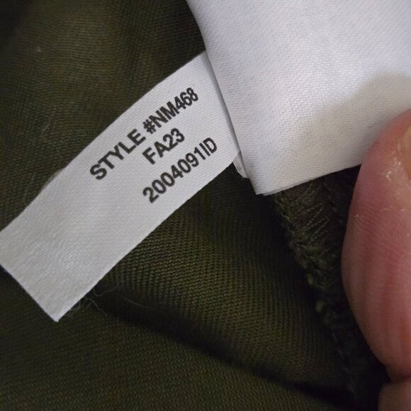 Madewell NWOT Mini Shirt Dress In Loden 2023 Pockets Size M - Picture 11 of 11